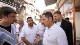 Vali Masatlı, Tarihi Uzun Çarşı’daki çalışmaları inceledi