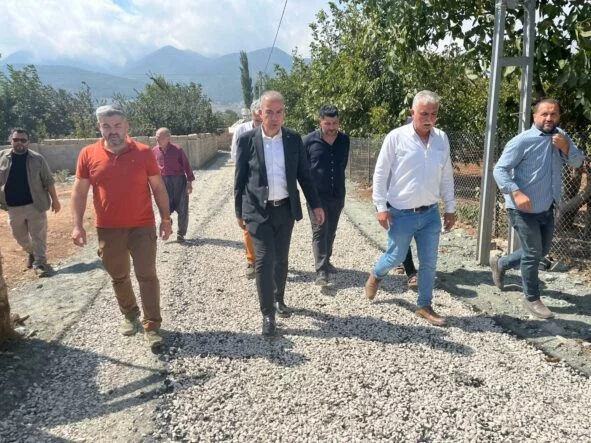 BAŞKAN ÇELİK ALAN YAYLASI’NDA ÇALIŞMALARI YERİNDE İNCELEDİ