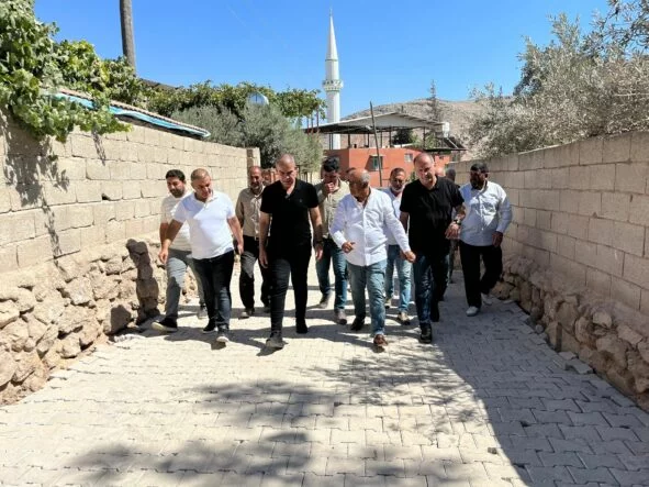 BAŞKAN ÖMER ERDAL ÇELİK, BAŞPINAR KÖYÜ’NDE TÜM YOLLARI TEK TEK İNCELEDİ