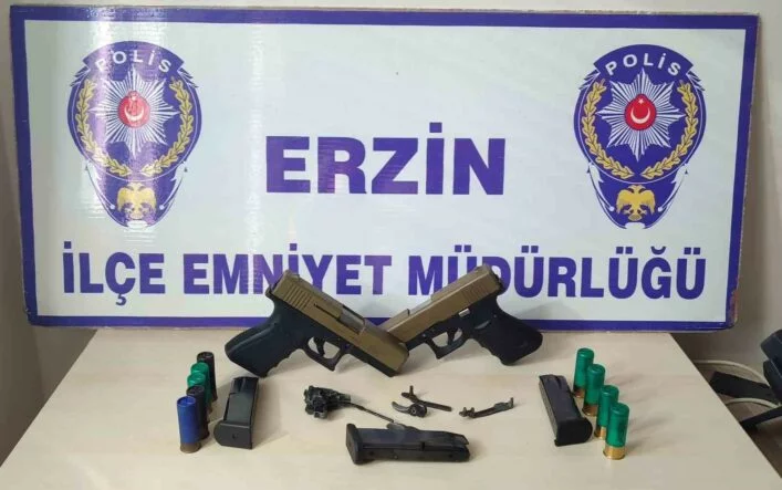 Erzin’de silah kaçakçılığı operasyonu: 2 tutuklama