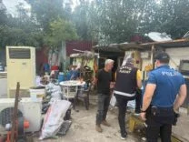 Dörtyol’da hurdacılar denetlendi
