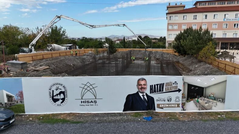 ERZİN’DE KREŞ PROJESİNİN TEMELİ ATILDI