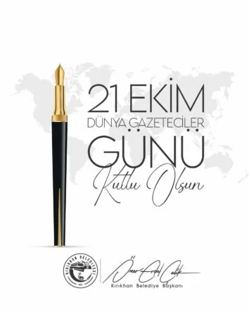 KIRIKHAN BELEDİYESİ’NDEN DÜNYA GAZETECİLER GÜNÜ MESAJI