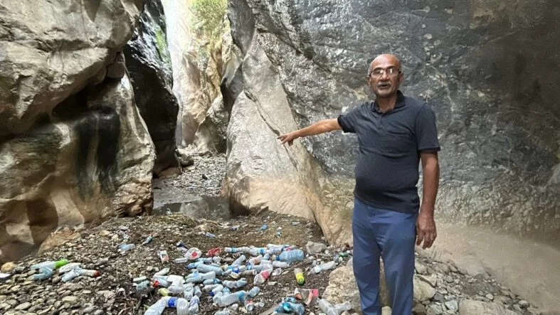 Son 65 yılın en kurak yılı kanyonu kuruttu