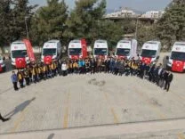 Hatay’da 12 yeni ambulans hizmete alındı