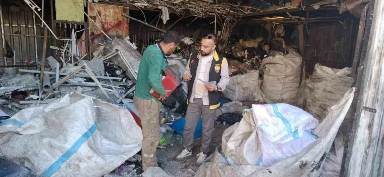 İskenderun’da hurdacılar denetlendi