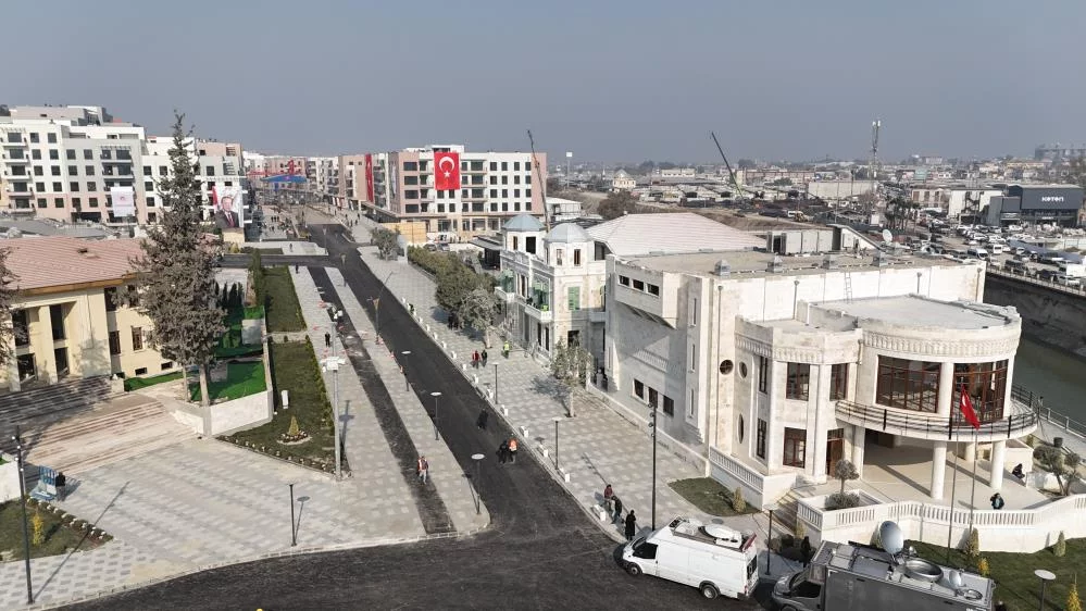 Depremle birlikte yerle bir olan Antakya kent merkezi yeniden inşa edildi