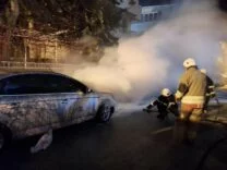 BELEN’DE OTOMOBİL YANGINI