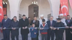 DEPREMİN ARDINDAN İNŞA EDİLEN 120. CAMİ İBADETE AÇILDI