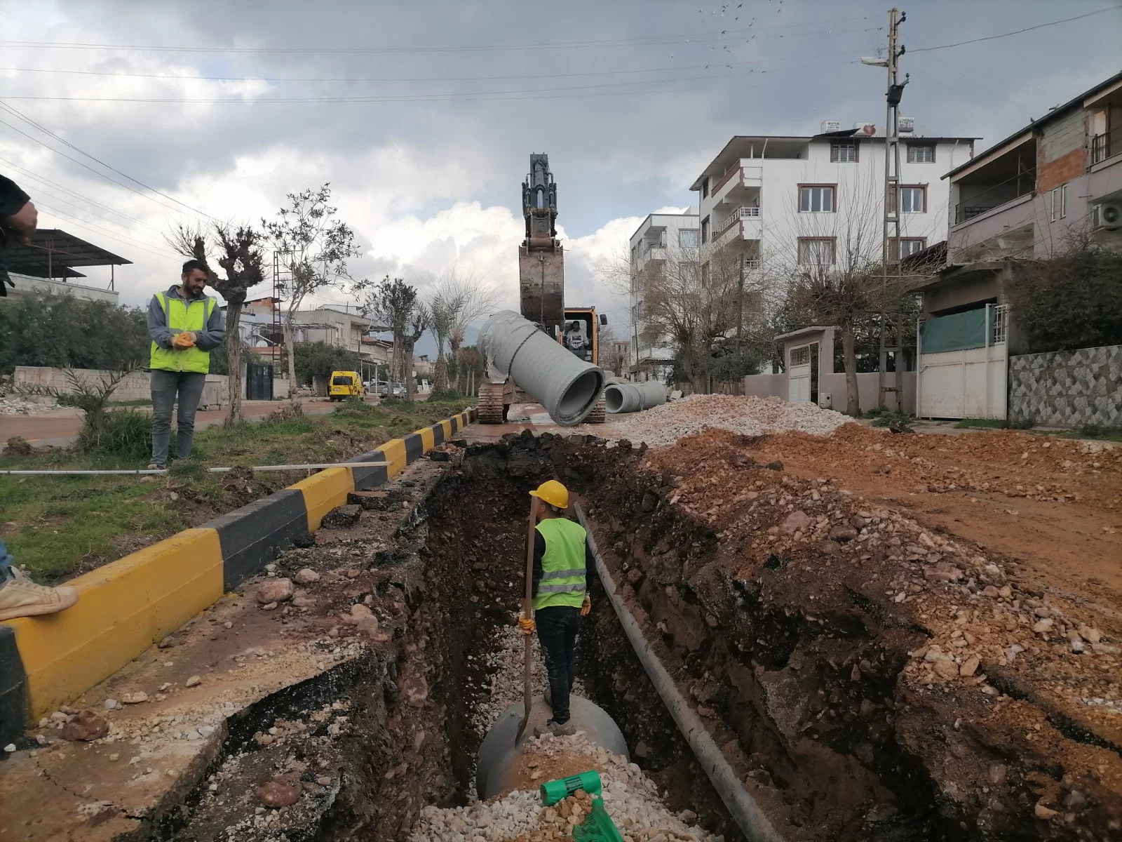 KIRIKHAN’DA ALTYAPI ÇALIŞMALARINDA SONA DOĞRU