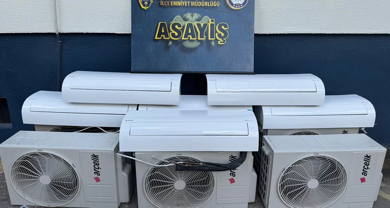 Depremzedelerden çaldıkları klimaları satan 2 şahıs yakayı ele verdi