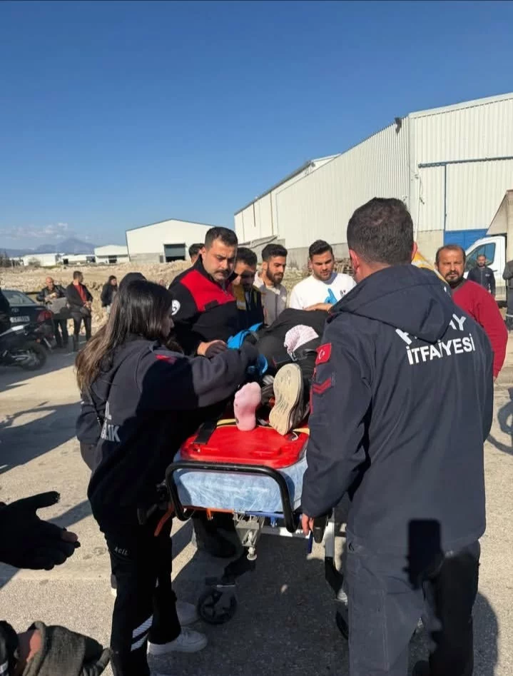 Antakya’da trafik kazası: 1 yaralı