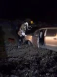 ERZİN'DE TRAFİK KAZASI: 1 YARALI