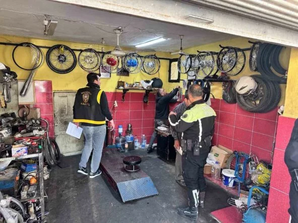 İskenderun’da motosiklet hırsızlığına yönelik denetim