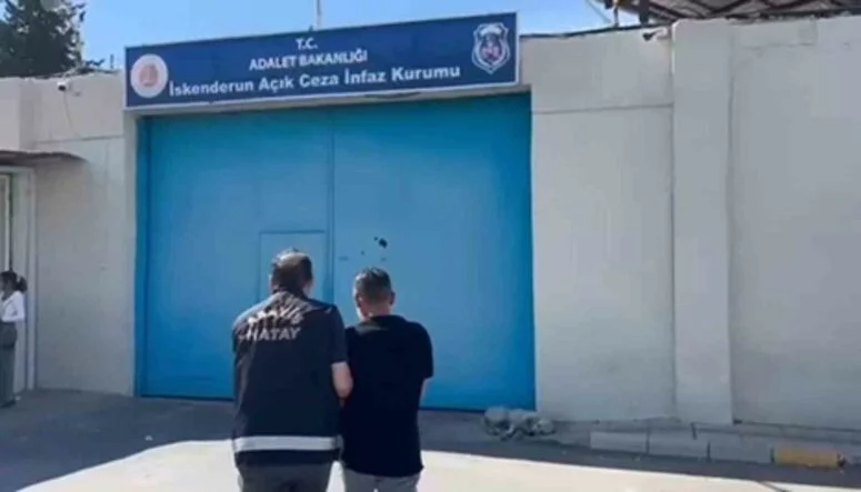 ARSUZ’DA HAPİS CEZASI BULUNAN ŞAHIS YAKALANDI