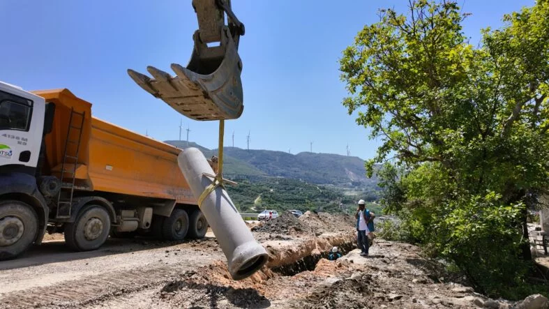 SAMANDAĞ’DA 23 MİLYON EURO’LUK YATIRIMIN YÜZDE 40’I TAMAMLANDI