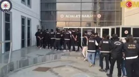 ESNAFI SÖZDE KORUMAYLA HARACA BAĞLAYAN VE KADINLARA ZORLA FUHUŞ YAPTIRAN ÖRGÜTE OPERASYON: 28 TUTUKLAMA