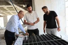 BAŞKAN YAPAR, YAPIMI DEVAM EDEN PROJELERİ YERİNDE İNCELEDİ