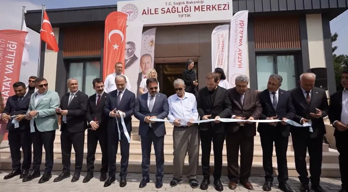 Belen’de aile sağlığı merkezi ve 112 acil istasyonu hizmete açıldı