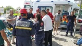 DÖRTYOL'DA TRAFİK KAZASI: 2 YARALI