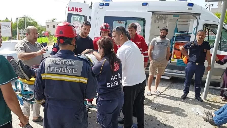 Dörtyol’da trafik kazası: 2 yaralı