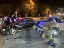 İSKENDERUN'DA TRAFİK KAZASI :1 YARALI
