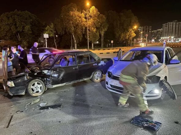 İskenderun’da trafik kazası :1 yaralı