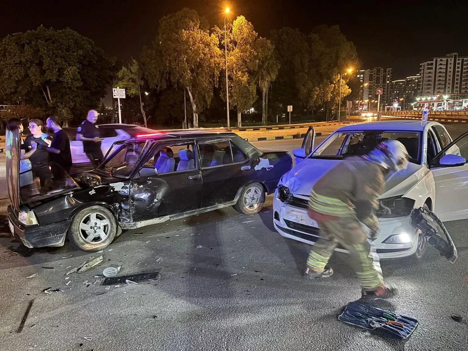 İskenderun’da trafik kazası :1 yaralı