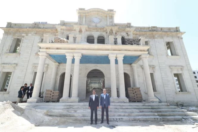 TARİHİ VALİLİK BİNASINDA RESTORASYON ÇALIŞMALARI SÜRÜYOR