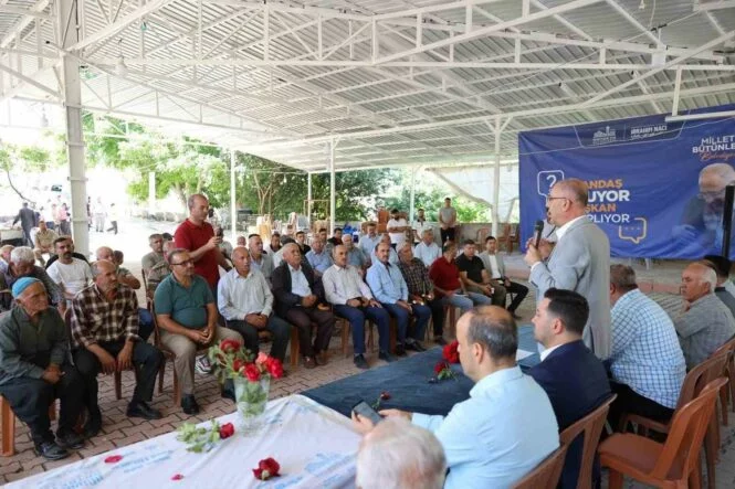 BAŞKAN YAPAR, YAYLACIK MAHALLESİ’NDE VATANDAŞLARLA BİR ARAYA GELDİ