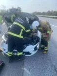 ERZİN-DÖRTYOL OTOYOLUNDA TRAFİK KAZASI: 1 YARALI