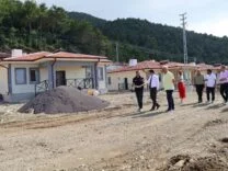 IŞIKLI MAHALLESİ’NDEKİ KIRSAL AFET KONUTLARINDA SONA GELİNDİ