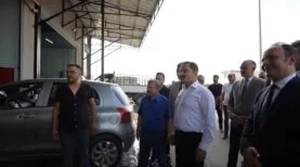 VALİ MASATLI, ERZİN KÜÇÜK SANAYİ SİTESİ’NDE İNCELEMELERDE BULUNDU