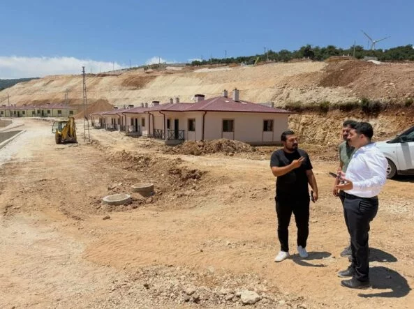 ŞENKÖY'DE AFET KONUTLARI TAMAMLANMA AŞAMASINA GELDİ