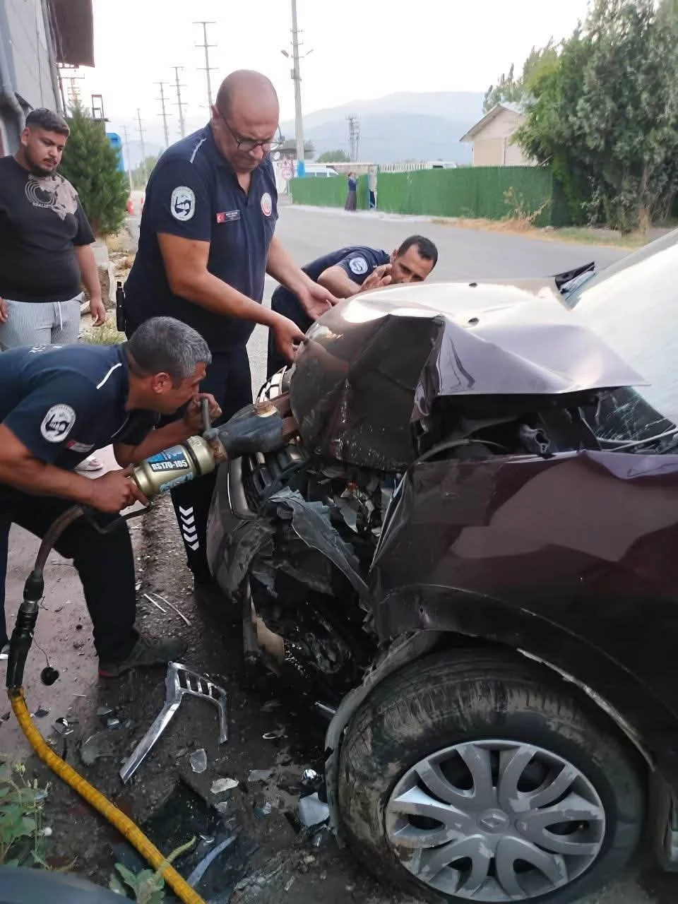 Antakya’da trafik kazası: 2 yaralı