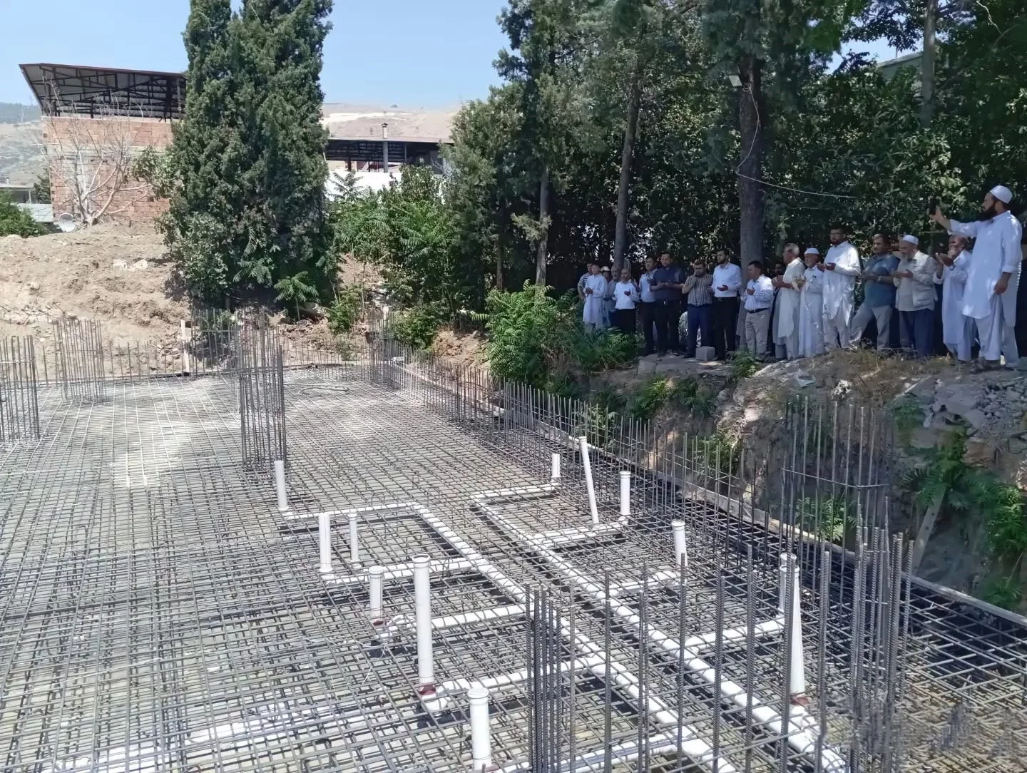 Ovakent’te İmam Buhari Camii’nin temeli dualarla atıldı