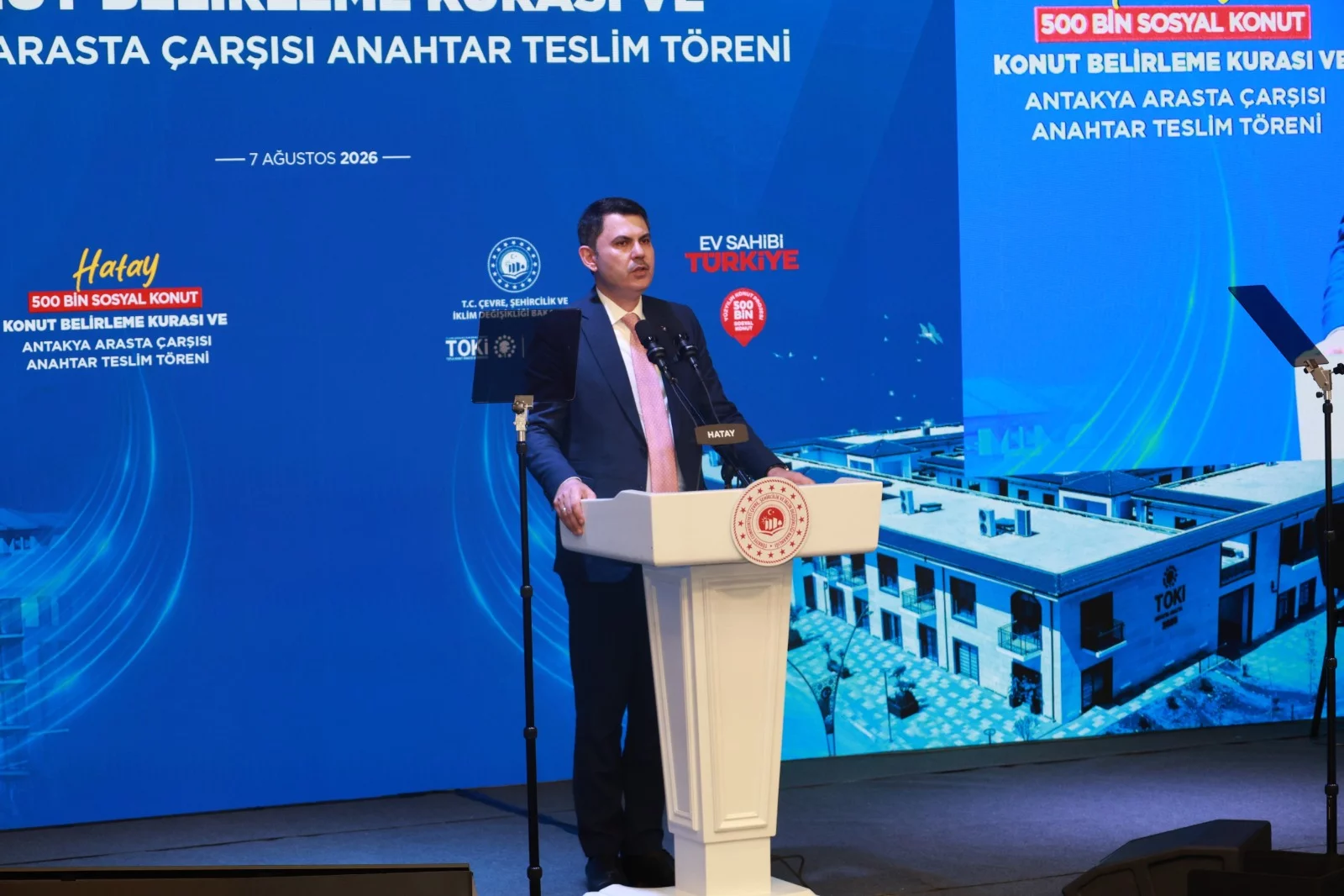 “EV SAHİBİ TÜRKİYE 500 BİN SOSYAL KONUT PROJESİ” KAPSAMINDA HATAY’DA YENİ ADIM