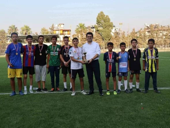 Arsuz’da yaz kuran kursu öğrencileri futbol turnuvasında buluştu