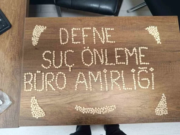 Defne’de 840 adet uyuşturucu hap ele geçirildi