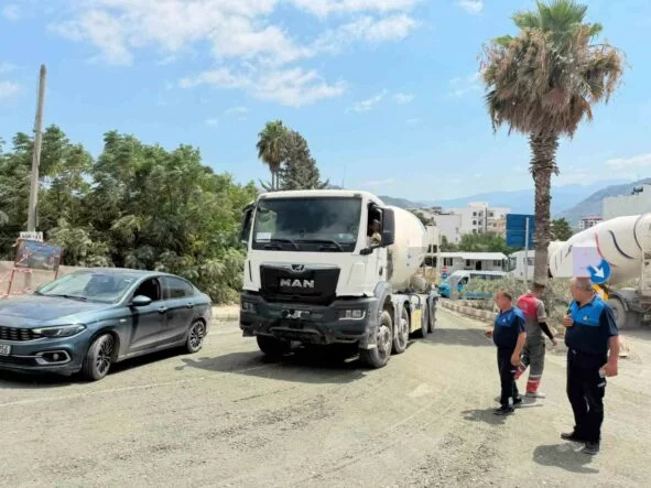 Yola beton döker mikser sürücüsüne 191 bin TL ceza