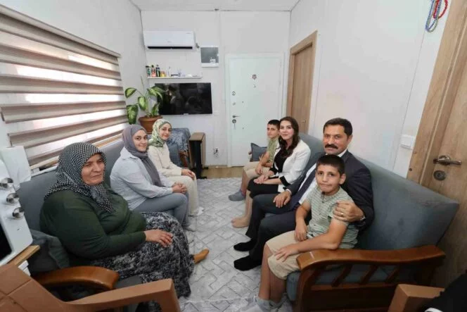 Vali Masatlı, “Yüreğimizdeki Işık Projesi” kapsamında Bilgin ailesiyle bir araya geldi