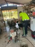 ANTAKYA’DA MOTOSİKLET TAMİRCİLERİ VE YEDEK PARÇA SATICILARINA DENETİM