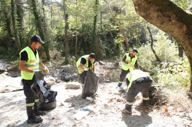 HBB’DEN ERZİN ŞİRİNSU’DA ÇEVRE TEMİZLİĞİ SEFERBERLİĞİ