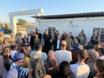 ANTAKYA'DA CANSUYU KONTEYNER KENTTE TAHLİYE SÜRECİ VATANDAŞLARA ANLATILDI