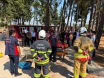 HASSA'DA SAĞLIK PERSONELİNE YANGIN EĞİTİMİ VERİLDİ