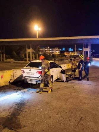 İSKENDERUN’DA TRAFİK KAZASI: 1 YARALI